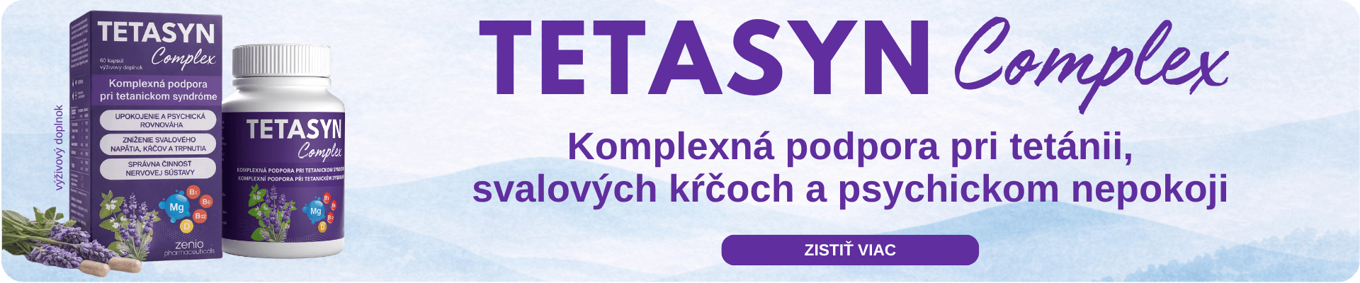 tetania svalove krce trpnutie